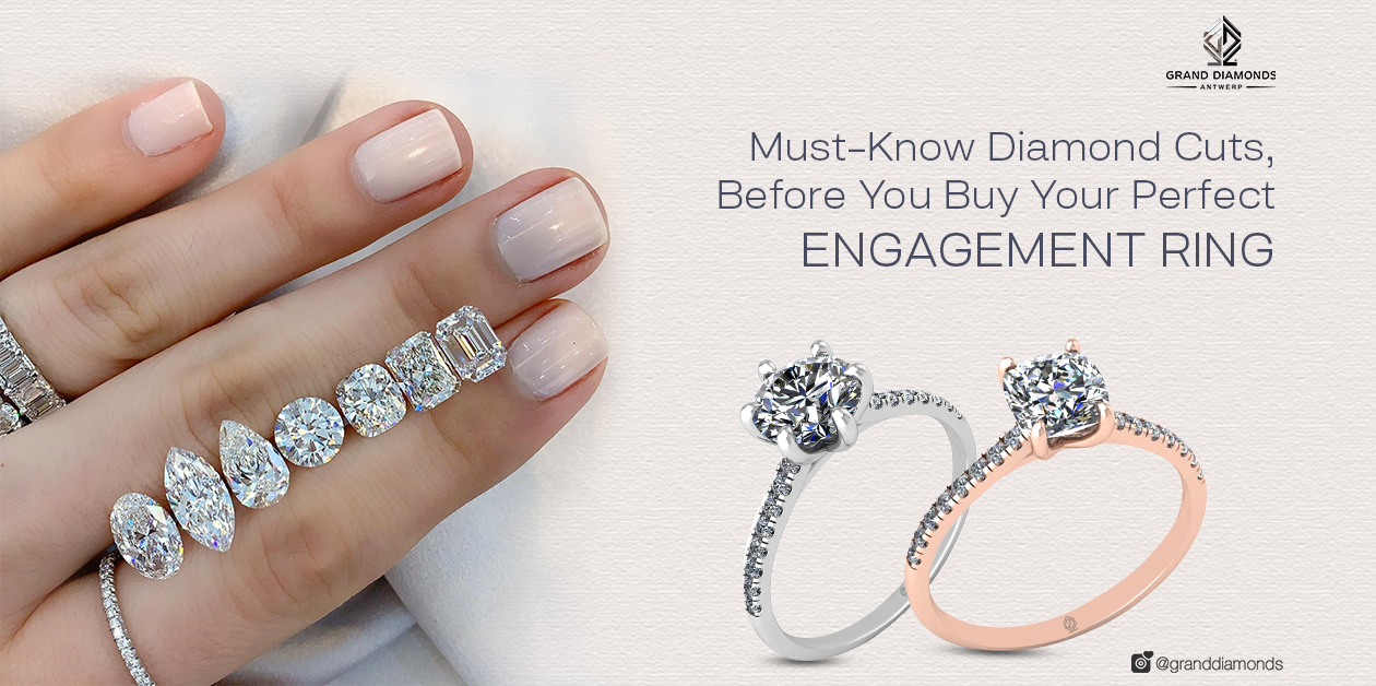Buy White Gold Round Diamond Engagement Ring Online US - Diamonds Factory