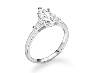 Gorgeous White Gold Marquise ring