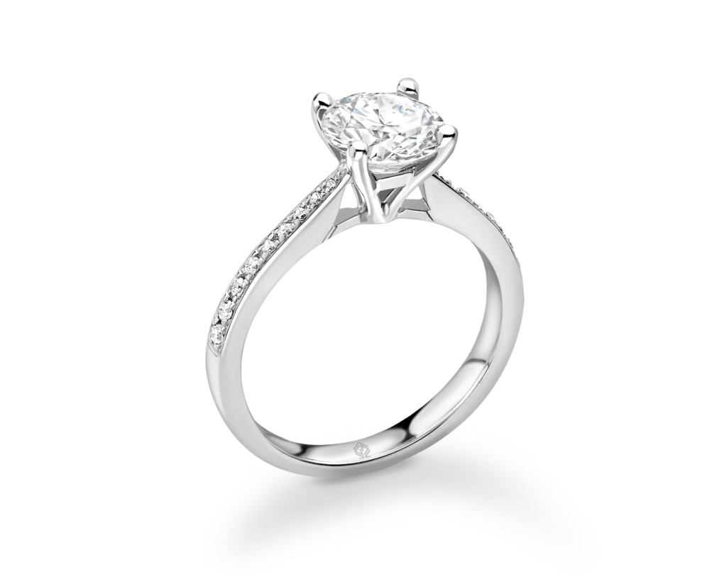 The Most Popular Diamond Engagement Ring Setting In 2022   The Channel Setting 1024x813 