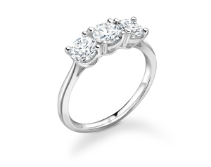 Three-Stone Engagement Rings