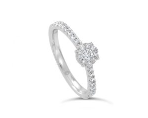 Halo Illusion Set Diamond Ring