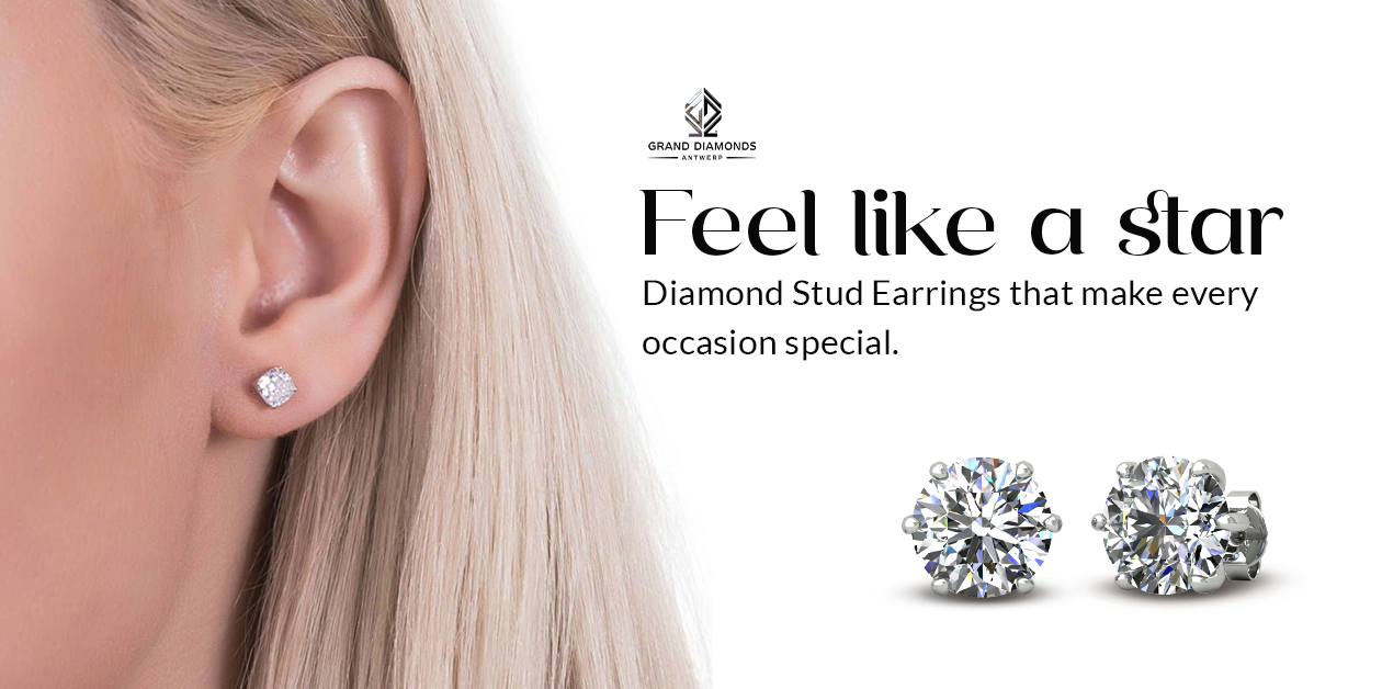 Buy Diamond Charlie Stud Earring Online In India – Kisna