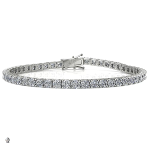 White Gold Round Diamond Tennis Bracelet