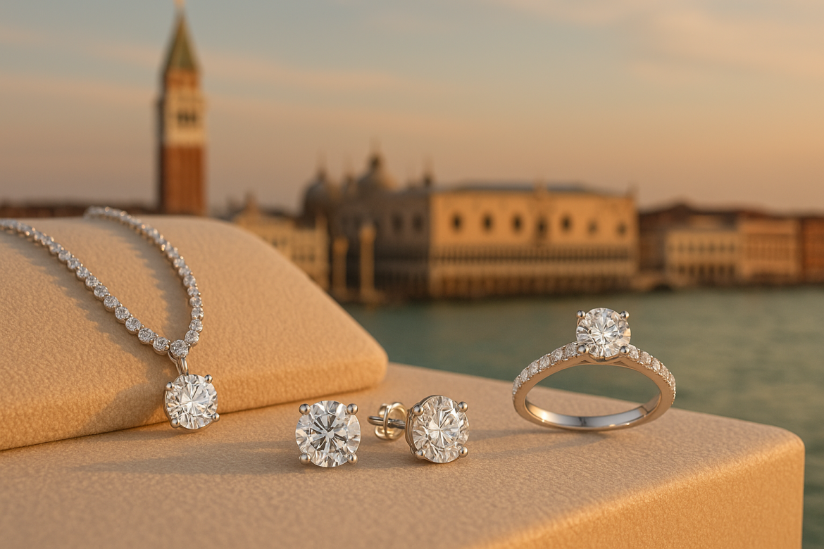Online diamond jewelry Italy