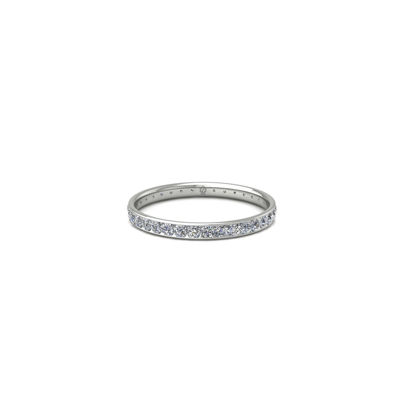 platinum 950 diamond channel set full eternity ring