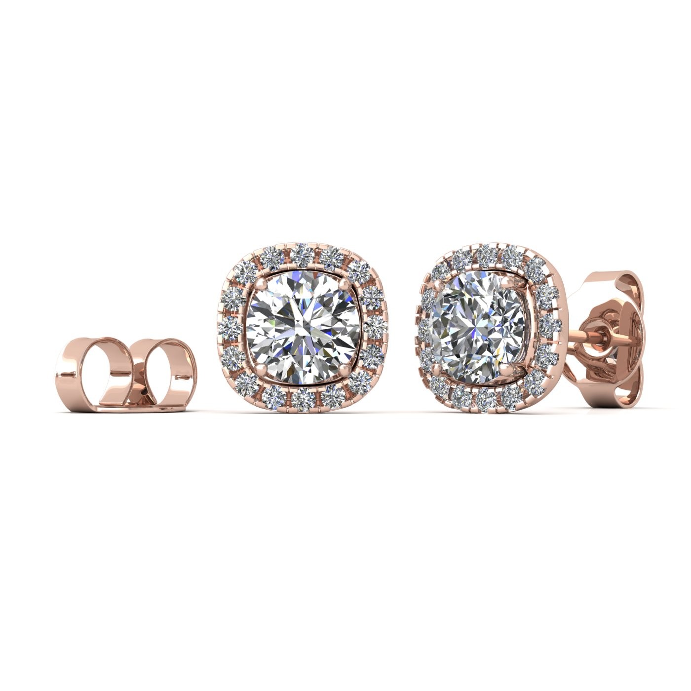 Isabel Bernard - gold stud ear studs | diamond 0.28 ct | IBD360013