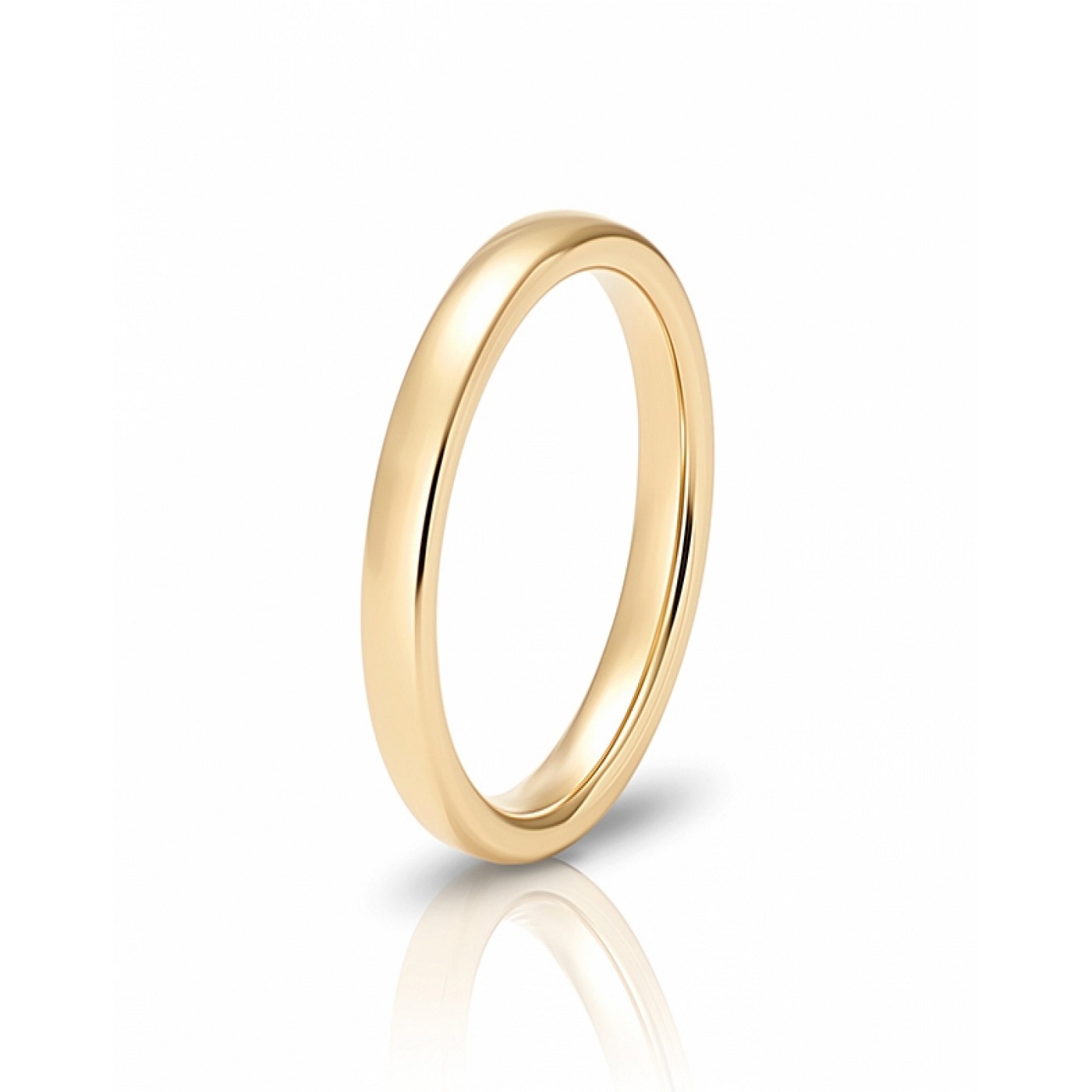 18k yellow gold  classic 3,5mm wedding band Photos & images