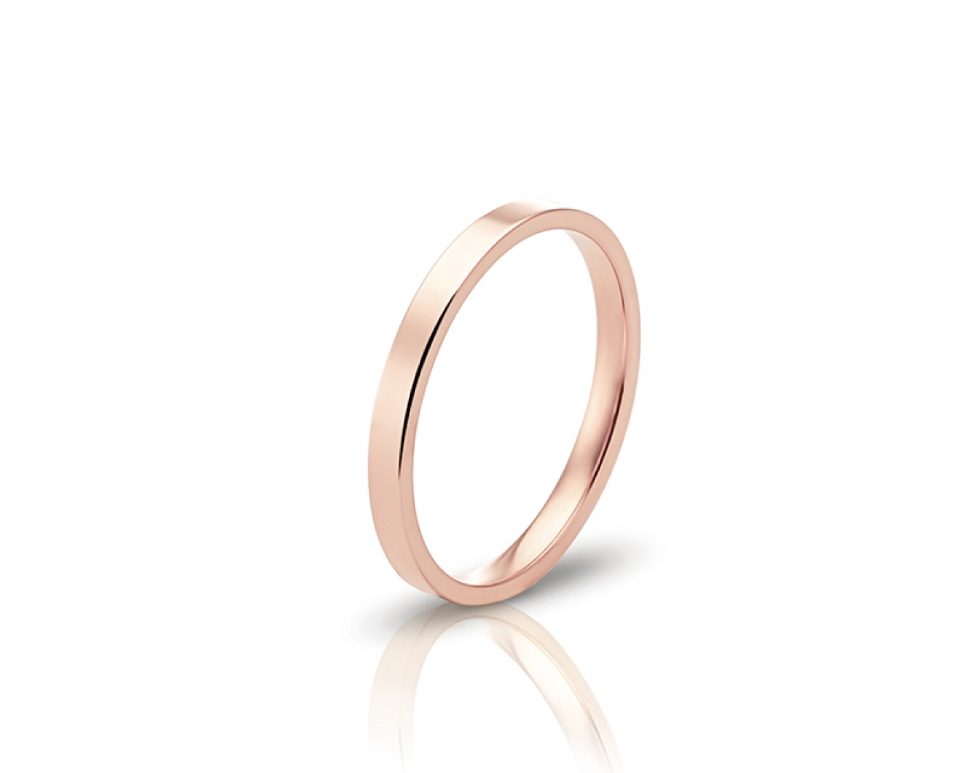 18k yellow gold 2mm wedding band Photos & images