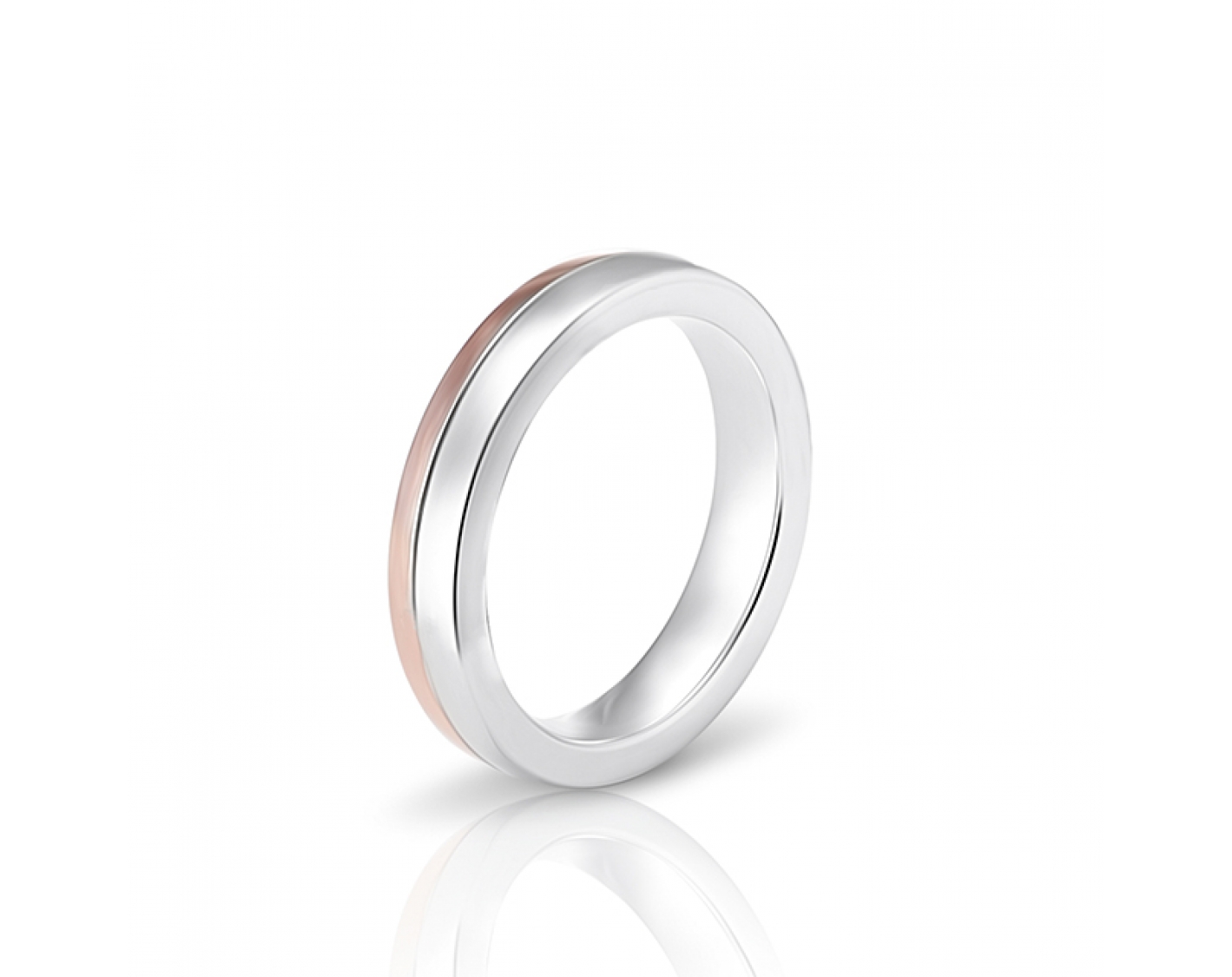 dual-tone 4mm two-toned* wedding band Photos & images